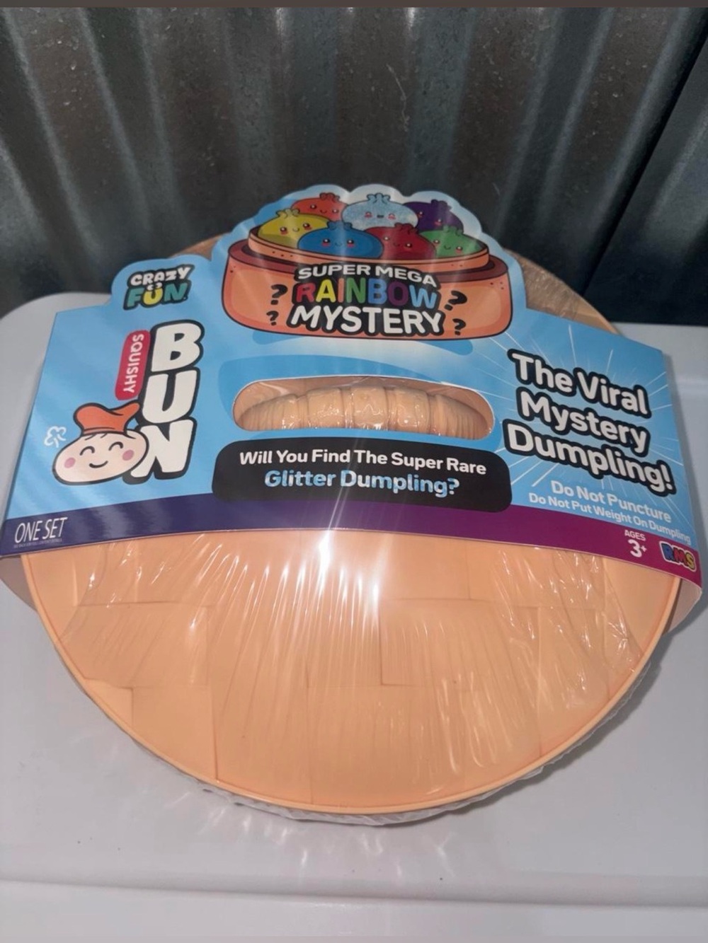 VIRAL Super Mega Rainbow Mystery Viral Mystery Dumpling Squishy Bun - SEALED